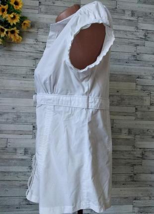 Женская блуза stradivarius летняя рубашка белого цвета размер 46 м5 фото