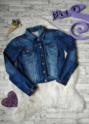 Джинсовый пиджак colin's женский синий размер 44 (s)1 фото