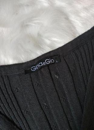 Кофта джемпер пуловер gina&gio сіра жіноча розмір 46-48(m-l)2 фото