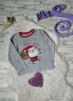 Реглана rebel primark на мальчика серый с дед морозом