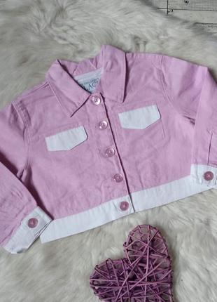 Пиджак розовый place на девочку2 фото