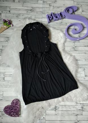 Блузка dsquared жіноча чорна з відкритими плечима