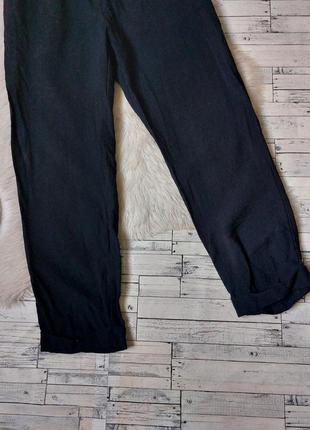 Штани чорні topshop жіночі високі з рюшами розмір 46 м5 фото
