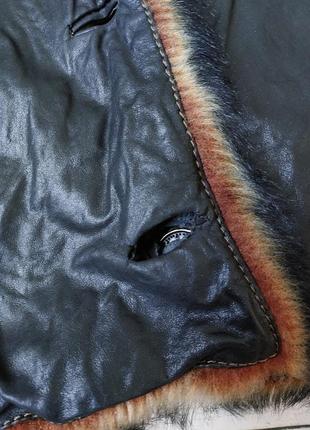 Дубленка женская черная натуральная10 фото