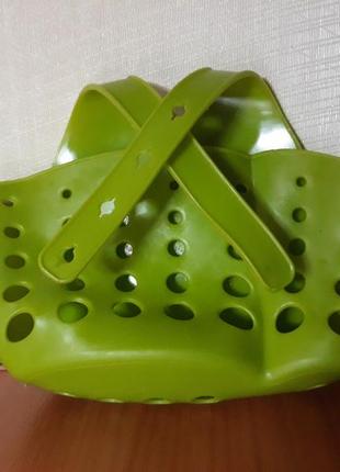 Силіконова сумочка для лазневих та туалетних предметів підвісний кошик для губок зелений