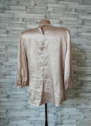 Блуза mango женская кремовая шелк размер 42-446 фото