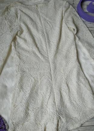 Летний белый комбинезон zara шорты женский из гипюра размер 42-445 фото