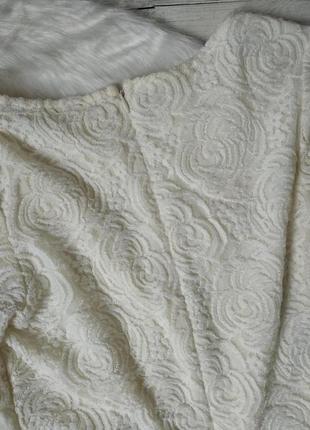 Летний белый комбинезон zara шорты женский из гипюра размер 42-446 фото
