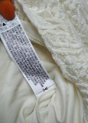 Летний белый комбинезон zara шорты женский из гипюра размер 42-447 фото
