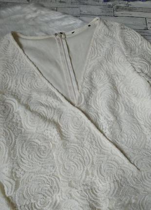 Летний белый комбинезон zara шорты женский из гипюра размер 42-443 фото