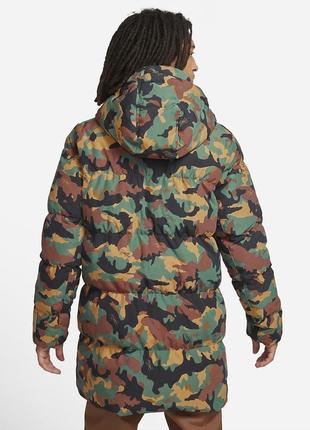 Чоловіча зимова куртка парку jordan flight heritage men's all-over print parka2 фото