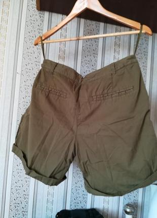 Літні шорти george кольору хакі2 фото