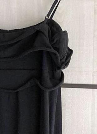 Сукня сарафан чорний довгий5 фото