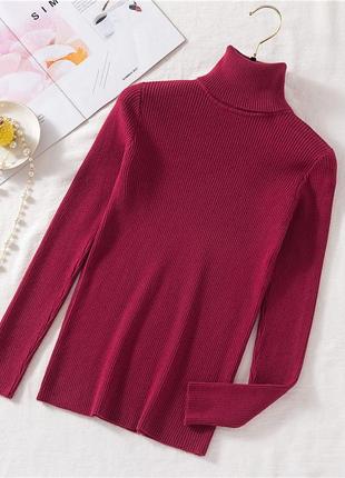 Джемпер бордо