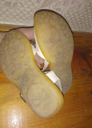 Белые босоножки сандалии с цветочками ортопедические подошвы распродажа!3 фото