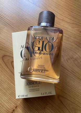 Armani acqua di gio absolu (тестер) 100 ml.