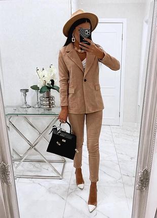 Жіночий костюм замша  різні кольори