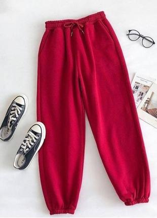 Джогери на флісі, трьохнитка, спортивні штани на манжетах, джоггеры на флісі, трехнить, спортивні штанці на манжетах