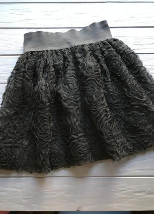 Юбка с кружевом