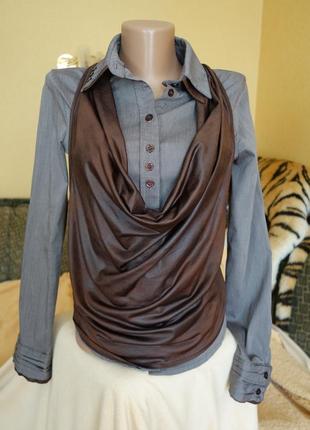 Блуза з жилеткою