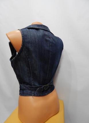 Жилет женский джинсовый короткий anyone ukr р.44-46, 002s (только в указанном размере, только 1 шт)4 фото