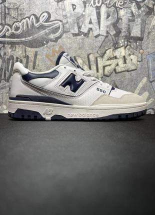 Женские кроссовки new balance 550 navy blue 36-37-38-39-40-41