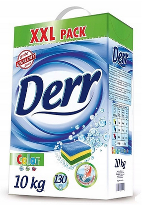 Пральний порошок для кольорового одягу derr color xxl pack, 10 кг (1414050017)