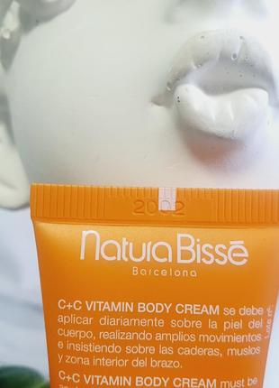 Оригінал крем з вітамінами для тіла natura bisse c+c vitamin body cream оригинал крем для тела с витаминами4 фото