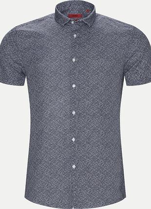 Сорочка\рубашка hugo boss extra slim fit empson-w linen-cotton shirt