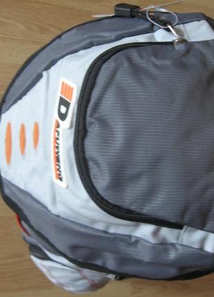 Рюкзак подростковый olli (серо-оранжевый)6 фото