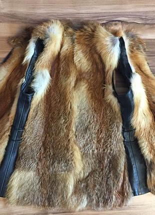Жилетка лисиця натуральна s-m