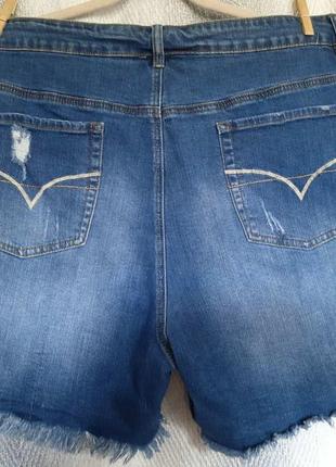 99,4 % коттон женские джинсовые шорти с кружевом ms she рваные2 фото