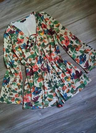 Красивый комбинезон ромпер с шортами идеал topshop eur34 s-m