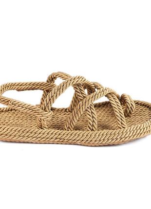 Босоножки женские веревки inshoes