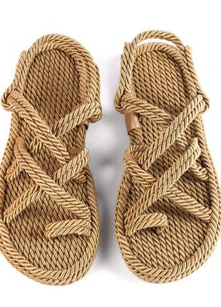 Босоножки женские веревки inshoes3 фото