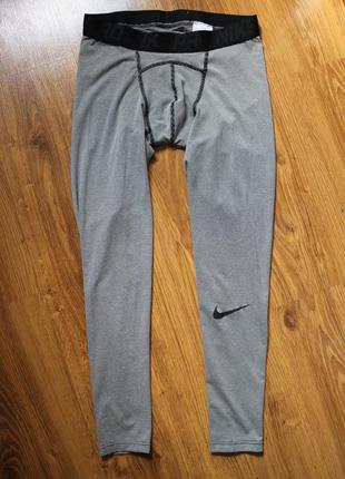 Термо компресійні легінси лосини nike pro cool dri-fit men's compression pants1 фото