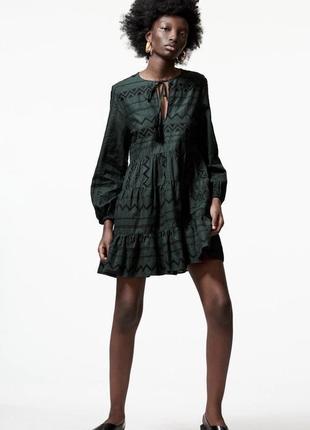 Zara сукня з вишивкою , s