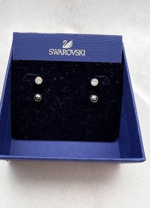 Комплект сережки swarovski3 фото