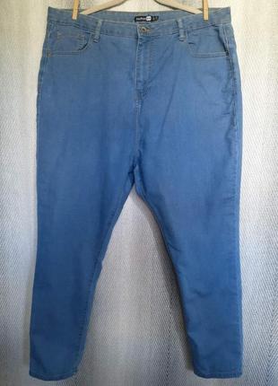 Жіночі тонкі літні стрейчеві завужені джинси1 фото