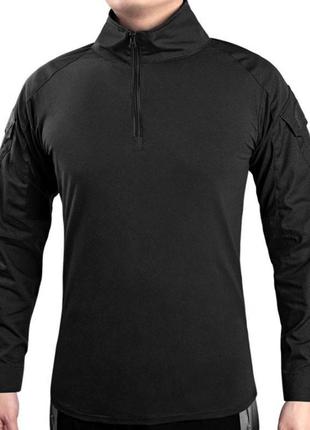 Тактическая рубашка pave hawk plhj-018 black m спецформа для спецслужб армейская 3