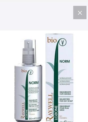 Лосьон нормализующий для жирной кожи головы raywell bio norm lotion 100 ml2 фото