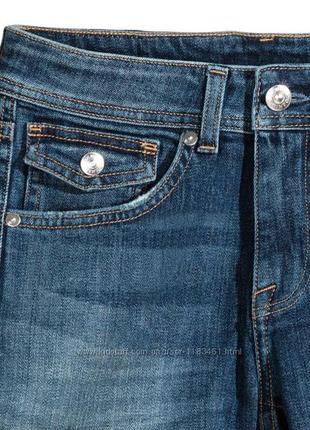 Шорти жіночі джинсові h&m regular waist denim shorts нові3 фото