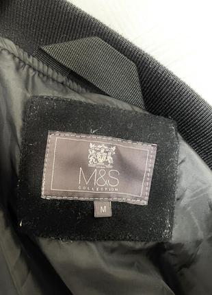 Вовняний бомбер пальто напівпальто m&s7 фото