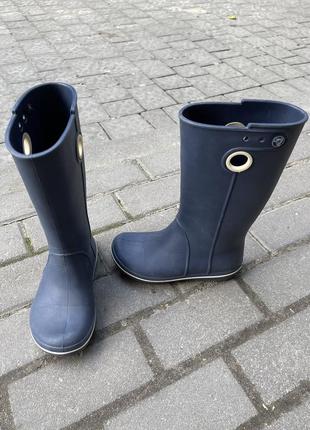 Резиновые сапожки crocs Ремешки оригинал w4