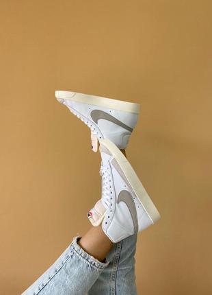 Кросівки nike blazer  sail light bone7 фото