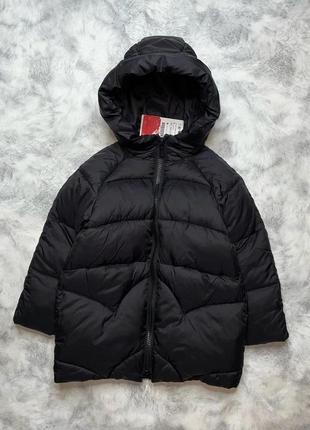 Стеганая удлиненная куртка