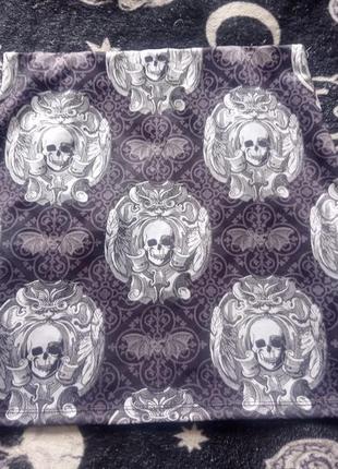 Спідниця з принтом черепів