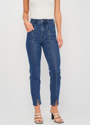 Круті джинси stradivarius mom slim