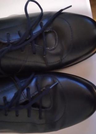 Кожаные туфли мокасины на осень2 фото