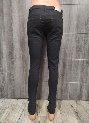 Черные джинсы скинни пот 34-40 см4 фото